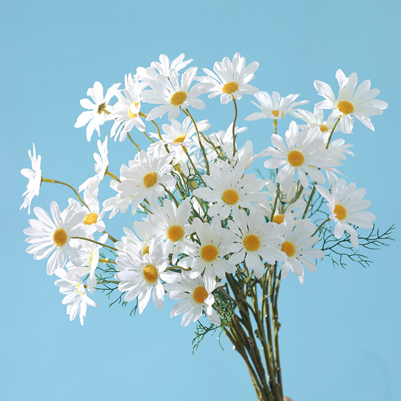 Baby Breath Dried - 1/2/3개 데이지 인조 꽃다발 50cm 가짜