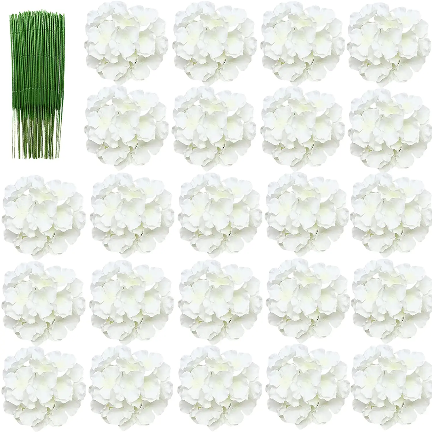 Florist Supply Bulk - 8 인치 큰 실크 수국 머리