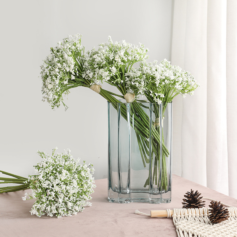 Baby Breath Dried - 16pcs 인공 꽃 흰색 Gypsophila 웨딩