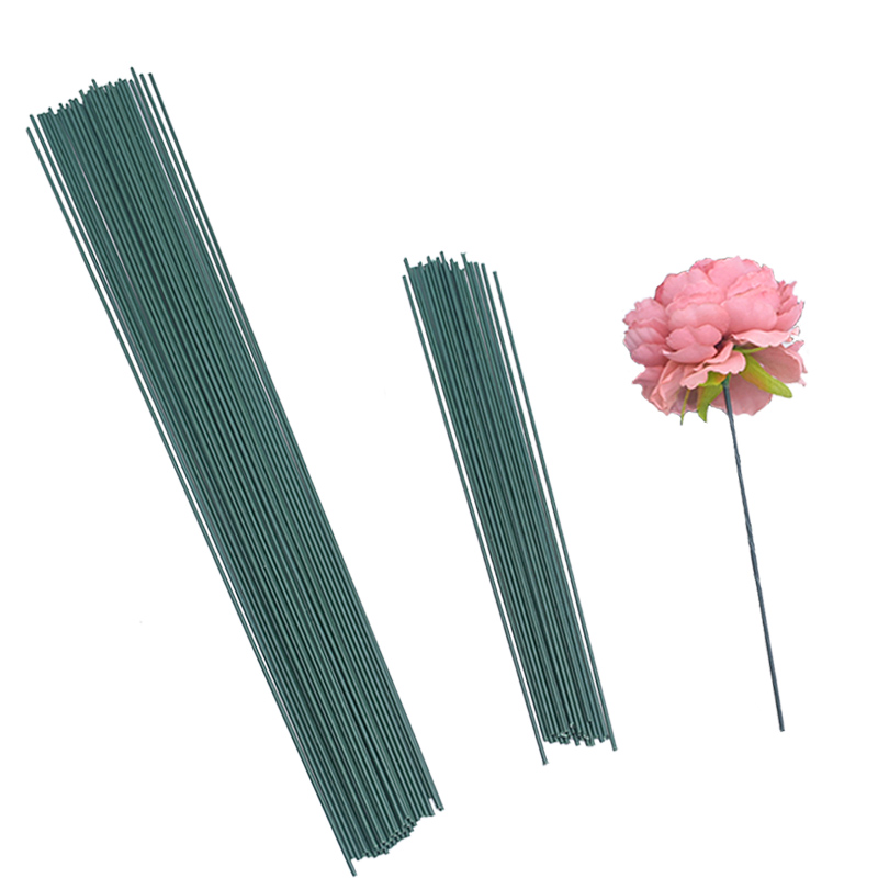 Florist Supply Bulk - 20Pcs 15/25/40cm 인공 녹색 꽃 줄기