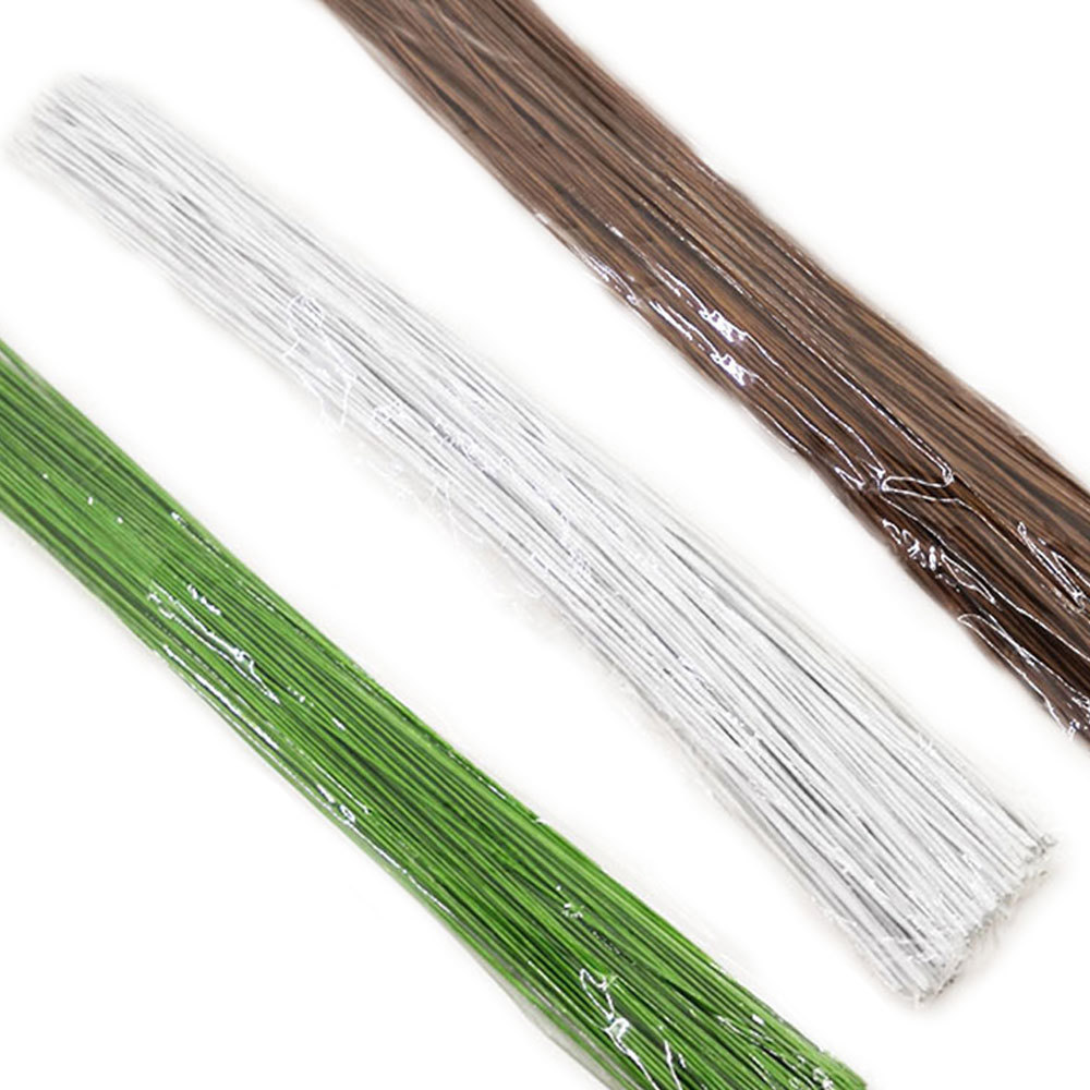 Florist Supply Bulk - 꽃꽂이 및 DIY 공예 스템 와이어,
