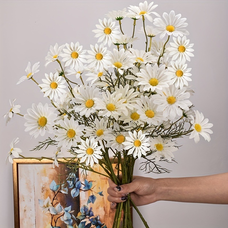 1/2/3개 데이지 인조 꽃다발 50cm 가짜 꽃 정원 - Baby Breath Dried 리뷰 및 가격