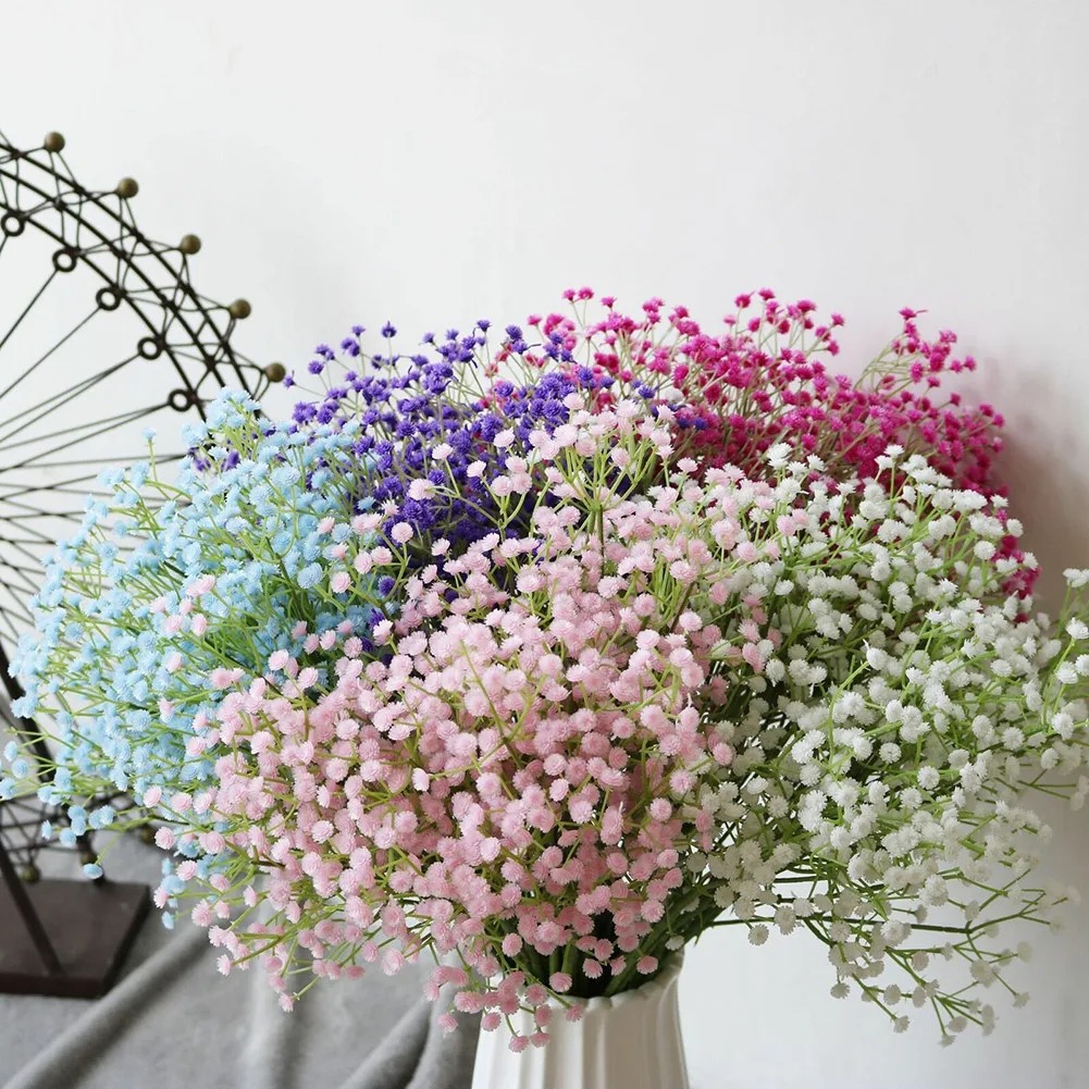 108 헤드 인공 꽃 플라스틱 Gypsophila DI - Baby Breath Dried 리뷰 및 가격