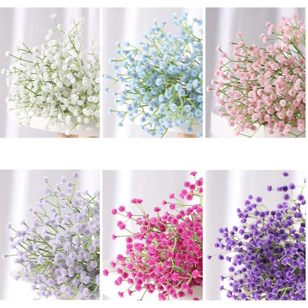 108 헤드 인공 꽃 플라스틱 Gypsophila DI - Baby Breath Dried 리뷰 및 가격