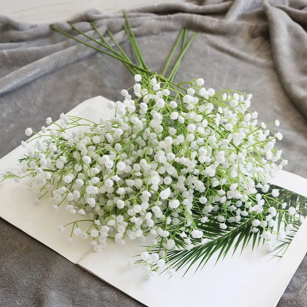 108 헤드 인공 꽃 플라스틱 Gypsophila DI - Baby Breath Dried 리뷰 및 가격