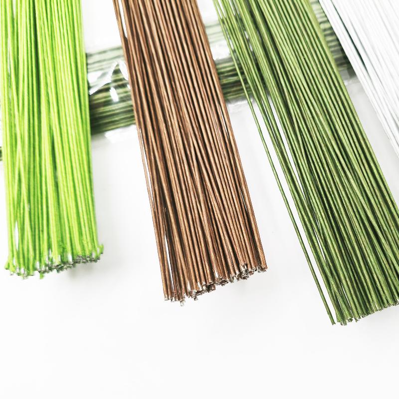 뜨거운 판매 100Pcs 40cm 꽃 와이어 줄기 인공 - Florist Supply Bulk 리뷰 및 가격